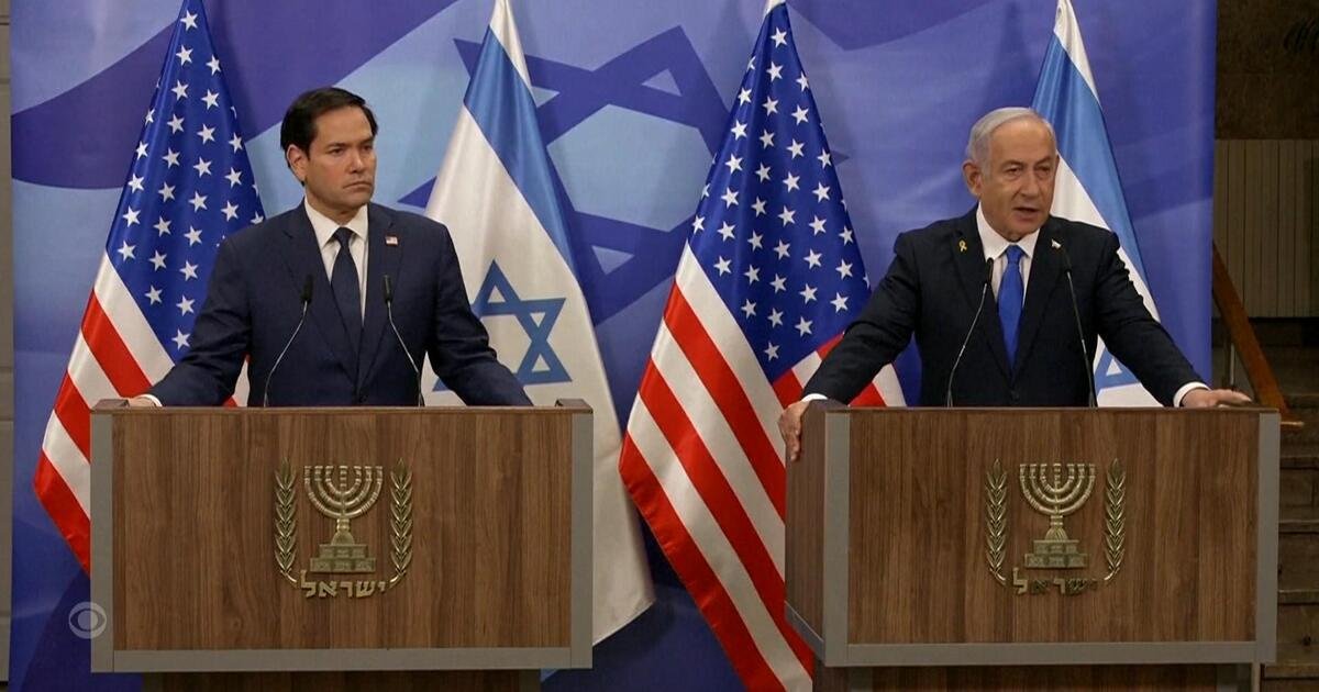 Rubio meets with Netanyahu in Israel