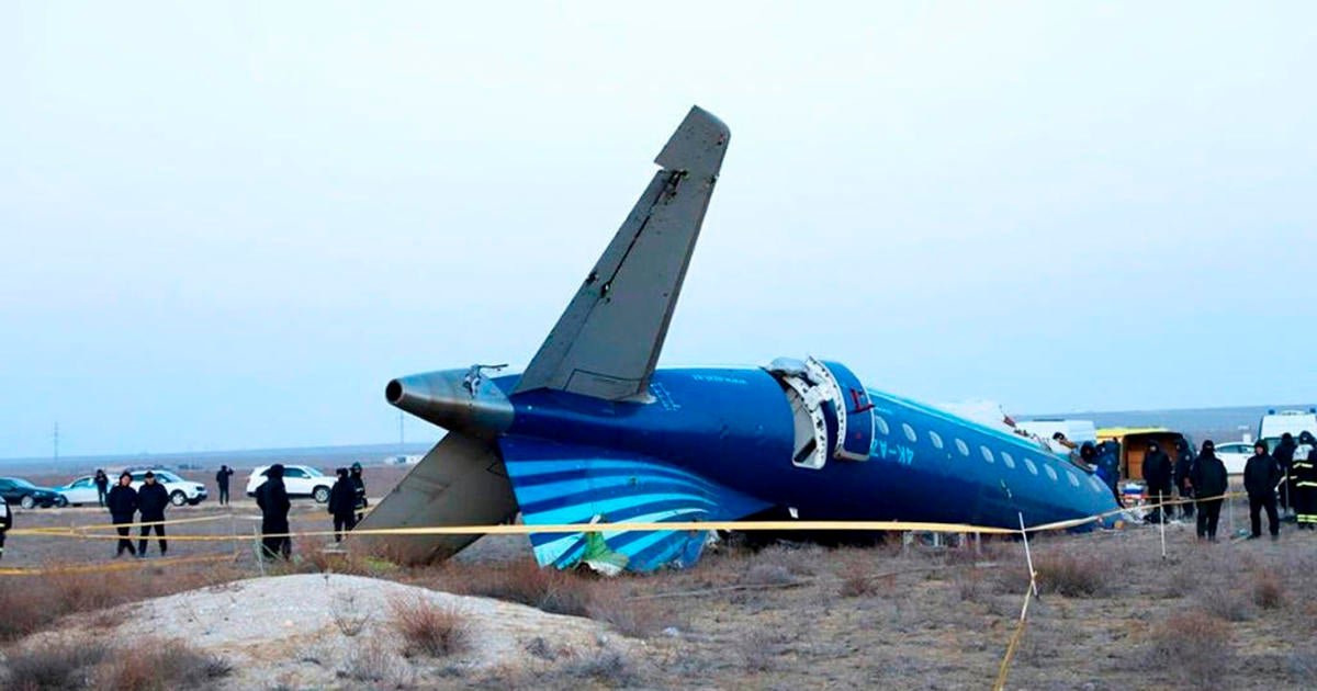 Azerbaijan Airlines plane that crashed on its way to Russia was riddled with holes, report says