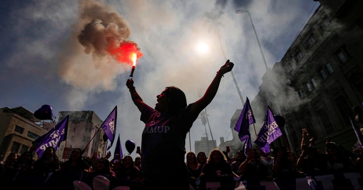International Women’s Day protests demand equal rights and an end to discrimination, sexual violence