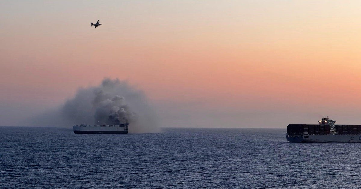 Salvage crew headed to site of cargo ship fire in waters off Alaska’s Aleutian island chain