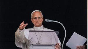 Pope Leo says he will gradually resume duties after cancer surgery : NPR