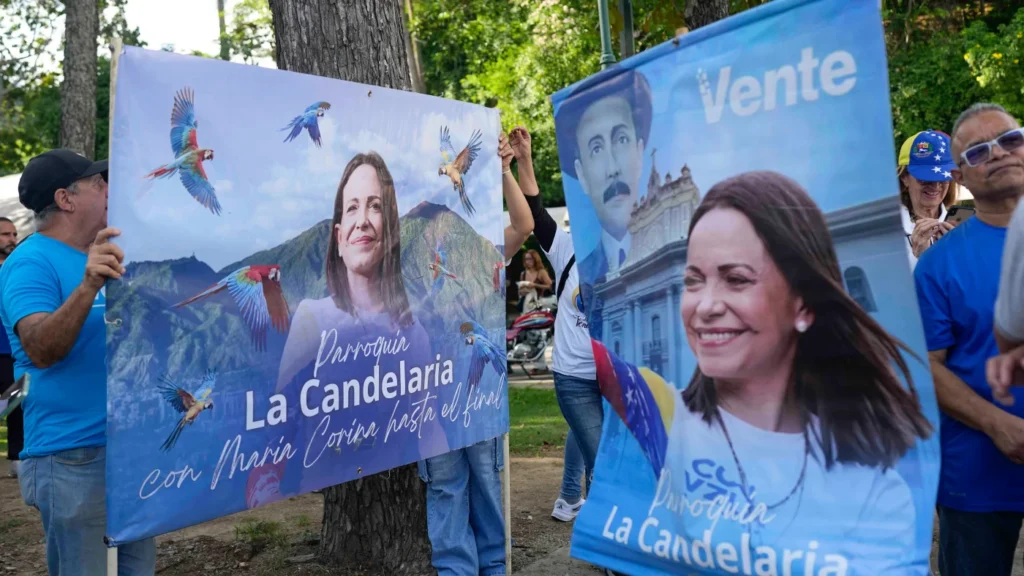 María Corina Machado, Venezuela’s opposition leader, returns : NPR